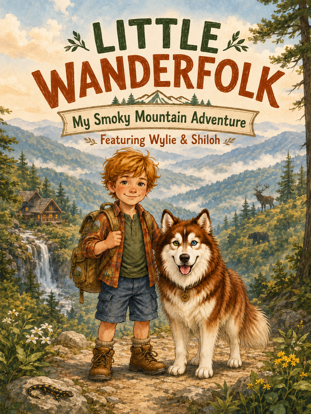 Cover of Little Wanderfolk: My Smoky Mountain Adventure featuring Wylie and Shiloh